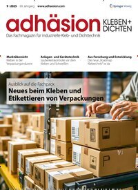 Titelbild der Ausgabe 9/2025 von adhäsion KLEBEN & DICHTEN. Diese Zeitschrift und viele weitere Industriemagazine und Handwerkmagazine als Abo oder epaper bei United Kiosk online kaufen.