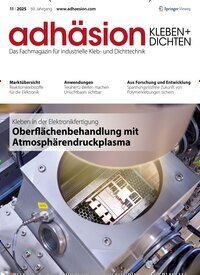 Titelbild der Ausgabe 11/2025 von adhäsion KLEBEN & DICHTEN. Diese Zeitschrift und viele weitere Industriemagazine und Handwerkmagazine als Abo oder epaper bei United Kiosk online kaufen.