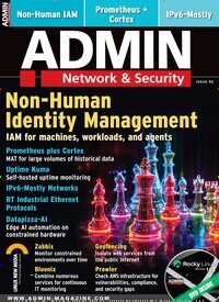 Titelbild der Ausgabe 2/2026 von ADMIN Network & Security. Diese Zeitschrift und viele weitere Computerzeitschriften, Tabletmagazine und Smartphonemagazine als Abo oder epaper bei United Kiosk online kaufen.