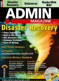 Titelbild der Ausgabe 3/2026 von ADMIN Network & Security. Diese Zeitschrift und viele weitere Computerzeitschriften, Tabletmagazine und Smartphonemagazine als Abo oder epaper bei United Kiosk online kaufen.