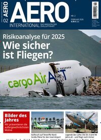 Titelbild der Ausgabe 2/2026 von Aero International. Diese Zeitschrift und viele weitere Reisemagazine, Freizeitmagazine und Wissensmagazine als Abo oder epaper bei United Kiosk online kaufen.