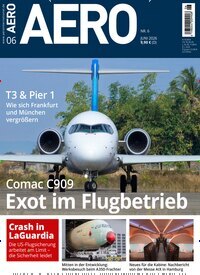 Titelbild der Ausgabe 6/2026 von Aero International. Diese Zeitschrift und viele weitere Reisemagazine, Freizeitmagazine und Wissensmagazine als Abo oder epaper bei United Kiosk online kaufen.