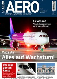 Titelbild der Ausgabe 8/2026 von Aero International. Diese Zeitschrift und viele weitere Reisemagazine, Freizeitmagazine und Wissensmagazine als Abo oder epaper bei United Kiosk online kaufen.