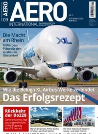 Titelbild der Ausgabe 9/2026 von Aero International. Diese Zeitschrift und viele weitere Reisemagazine, Freizeitmagazine und Wissensmagazine als Abo oder epaper bei United Kiosk online kaufen.