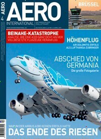 Titelbild der Ausgabe 40/2019 von Aero International. Diese Zeitschrift und viele weitere Reisemagazine, Freizeitmagazine und Wissensmagazine als Abo oder epaper bei United Kiosk online kaufen.