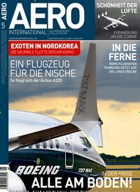 Titelbild der Ausgabe 50/2019 von Aero International. Diese Zeitschrift und viele weitere Reisemagazine, Freizeitmagazine und Wissensmagazine als Abo oder epaper bei United Kiosk online kaufen.