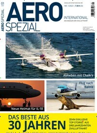 Titelbild der Ausgabe 101/2023 von Aero International. Diese Zeitschrift und viele weitere Reisemagazine, Freizeitmagazine und Wissensmagazine als Abo oder epaper bei United Kiosk online kaufen.