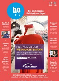 Titelbild der Ausgabe 12/2023 von Ahoi Leipzig. Diese Zeitschrift und viele weitere Lifestylemagazine und Peoplemagazine als Abo oder epaper bei United Kiosk online kaufen.
