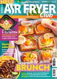 Titelbild der Ausgabe 2/2026 von Air Fryer Club. Diese Zeitschrift und viele weitere Kochzeitschriften und Backzeitschriften als Abo oder epaper bei United Kiosk online kaufen.