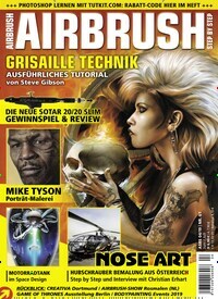 Titelbild der Ausgabe 4/2019 von Airbrush Step by Step. Diese Zeitschrift und viele weitere Reisemagazine, Freizeitmagazine und Wissensmagazine als Abo oder epaper bei United Kiosk online kaufen.