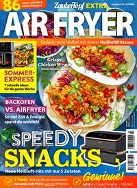 Titelbild der Ausgabe 3/2025 von AirFryer ZauberTopf Extra. Diese Zeitschrift und viele weitere Kochzeitschriften und Backzeitschriften als Abo oder epaper bei United Kiosk online kaufen.