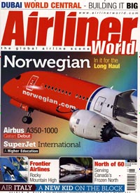 Titelbild der Ausgabe 5/2018 von Airliner World. Diese Zeitschrift und viele weitere Computerzeitschriften, Tabletmagazine und Smartphonemagazine als Abo oder epaper bei United Kiosk online kaufen.