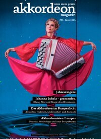 Titelbild der Ausgabe 86/2026 von akkordeon magazin. Diese Zeitschrift und viele weitere Reisemagazine, Freizeitmagazine und Wissensmagazine als Abo oder epaper bei United Kiosk online kaufen.
