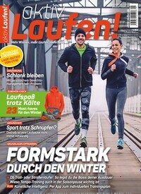 Titelbild der Ausgabe 1/2023 von aktiv Laufen. Diese Zeitschrift und viele weitere Sportmagazine als Abo oder epaper bei United Kiosk online kaufen.