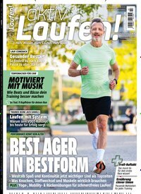 Titelbild der Ausgabe 2/2026 von aktiv Laufen. Diese Zeitschrift und viele weitere Sportmagazine als Abo oder epaper bei United Kiosk online kaufen.