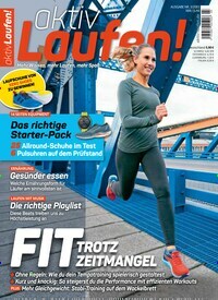 Titelbild der Ausgabe 3/2023 von aktiv Laufen. Diese Zeitschrift und viele weitere Sportmagazine als Abo oder epaper bei United Kiosk online kaufen.