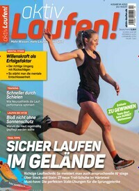 Titelbild der Ausgabe 4/2022 von aktiv Laufen. Diese Zeitschrift und viele weitere Sportmagazine als Abo oder epaper bei United Kiosk online kaufen.