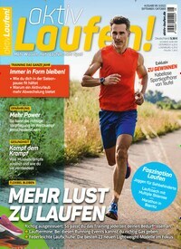 Titelbild der Ausgabe 5/2022 von aktiv Laufen. Diese Zeitschrift und viele weitere Sportmagazine als Abo oder epaper bei United Kiosk online kaufen.