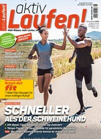 Titelbild der Ausgabe 5/2023 von aktiv Laufen. Diese Zeitschrift und viele weitere Sportmagazine als Abo oder epaper bei United Kiosk online kaufen.