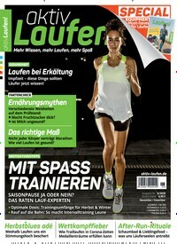 Titelbild der Ausgabe 6/2020 von aktiv Laufen. Diese Zeitschrift und viele weitere Sportmagazine als Abo oder epaper bei United Kiosk online kaufen.