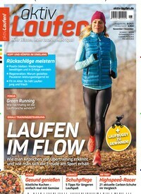 Titelbild der Ausgabe 6/2021 von aktiv Laufen. Diese Zeitschrift und viele weitere Sportmagazine als Abo oder epaper bei United Kiosk online kaufen.