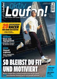 Titelbild der Ausgabe 6/2026 von aktiv Laufen. Diese Zeitschrift und viele weitere Sportmagazine als Abo oder epaper bei United Kiosk online kaufen.