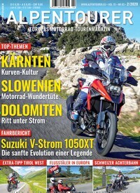 Titelbild der Ausgabe 2/2020 von Alpentourer. Diese Zeitschrift und viele weitere Automagazine und Motorradzeitschriften als Abo oder epaper bei United Kiosk online kaufen.