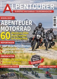 Titelbild der Ausgabe 4/2017 von Alpentourer. Diese Zeitschrift und viele weitere Automagazine und Motorradzeitschriften als Abo oder epaper bei United Kiosk online kaufen.