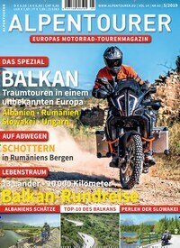 Titelbild der Ausgabe 5/2019 von Alpentourer. Diese Zeitschrift und viele weitere Automagazine und Motorradzeitschriften als Abo oder epaper bei United Kiosk online kaufen.