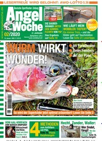 Titelbild der Ausgabe 20/2020 von AngelWoche. Diese Zeitschrift und viele weitere Sportmagazine als Abo oder epaper bei United Kiosk online kaufen.