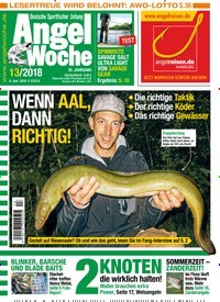 Titelbild der Ausgabe 130/2018 von AngelWoche. Diese Zeitschrift und viele weitere Sportmagazine als Abo oder epaper bei United Kiosk online kaufen.
