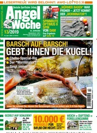 Titelbild der Ausgabe 130/2019 von AngelWoche. Diese Zeitschrift und viele weitere Sportmagazine als Abo oder epaper bei United Kiosk online kaufen.