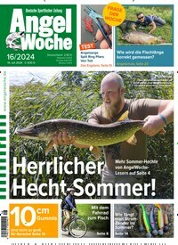 Titelbild der Ausgabe 160/2024 von AngelWoche. Diese Zeitschrift und viele weitere Sportmagazine als Abo oder epaper bei United Kiosk online kaufen.