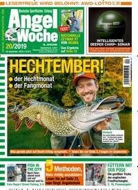 Titelbild der Ausgabe 200/2019 von AngelWoche. Diese Zeitschrift und viele weitere Sportmagazine als Abo oder epaper bei United Kiosk online kaufen.