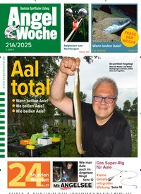 Titelbild der Ausgabe 21/2025 von AngelWoche Sonderheft. Diese Zeitschrift und viele weitere Sportmagazine als Abo oder epaper bei United Kiosk online kaufen.