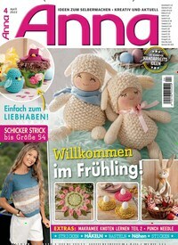 Titelbild der Ausgabe 4/2022 von Anna. Diese Zeitschrift und viele weitere Modemagazine und DIY-Magazine als Abo oder epaper bei United Kiosk online kaufen.