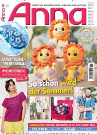 Titelbild der Ausgabe 6/2025 von Anna. Diese Zeitschrift und viele weitere Modemagazine und DIY-Magazine als Abo oder epaper bei United Kiosk online kaufen.