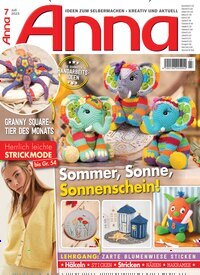 Titelbild der Ausgabe 7/2025 von Anna. Diese Zeitschrift und viele weitere Modemagazine und DIY-Magazine als Abo oder epaper bei United Kiosk online kaufen.