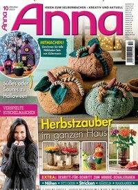 Titelbild der Ausgabe 10/2022 von Anna. Diese Zeitschrift und viele weitere Modemagazine und DIY-Magazine als Abo oder epaper bei United Kiosk online kaufen.