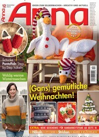 Titelbild der Ausgabe 12/2023 von Anna. Diese Zeitschrift und viele weitere Modemagazine und DIY-Magazine als Abo oder epaper bei United Kiosk online kaufen.