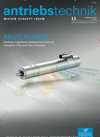 Titelbild der Ausgabe 11/2022 von antriebstechnik. Diese Zeitschrift und viele weitere Industriemagazine und Handwerkmagazine als Abo oder epaper bei United Kiosk online kaufen.