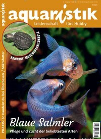 Titelbild der Ausgabe 5/2021 von aquaristik. Diese Zeitschrift und viele weitere Elternzeitschriften und Tierzeitschriften als Abo oder epaper bei United Kiosk online kaufen.