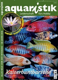 Titelbild der Ausgabe 5/2022 von aquaristik. Diese Zeitschrift und viele weitere Elternzeitschriften und Tierzeitschriften als Abo oder epaper bei United Kiosk online kaufen.