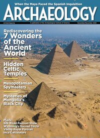 Titelbild der Ausgabe 5/2025 von Archaeology. Diese Zeitschrift und viele weitere Reisemagazine, Freizeitmagazine und Wissensmagazine als Abo oder epaper bei United Kiosk online kaufen.
