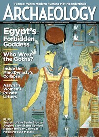 Titelbild der Ausgabe 7/2023 von Archaeology. Diese Zeitschrift und viele weitere Reisemagazine, Freizeitmagazine und Wissensmagazine als Abo oder epaper bei United Kiosk online kaufen.