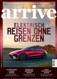 Titelbild der Ausgabe 2/2026 von arrive. Diese Zeitschrift und viele weitere Automagazine und Motorradzeitschriften als Abo oder epaper bei United Kiosk online kaufen.