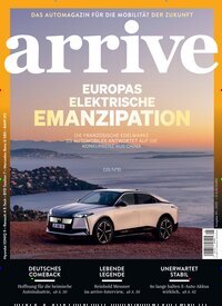 Titelbild der Ausgabe 5/2025 von arrive. Diese Zeitschrift und viele weitere Automagazine und Motorradzeitschriften als Abo oder epaper bei United Kiosk online kaufen.