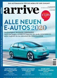 Titelbild der Ausgabe 6/2019 von arrive. Diese Zeitschrift und viele weitere Automagazine und Motorradzeitschriften als Abo oder epaper bei United Kiosk online kaufen.