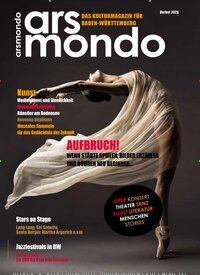 Titelbild der Ausgabe 3/2026 von arsmondo. Diese Zeitschrift und viele weitere Lifestylemagazine und Peoplemagazine als Abo oder epaper bei United Kiosk online kaufen.