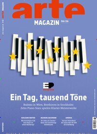 Titelbild der Ausgabe 6/2026 von arte Magazin. Diese Zeitschrift und viele weitere Programmzeitschriften als Abo oder epaper bei United Kiosk online kaufen.